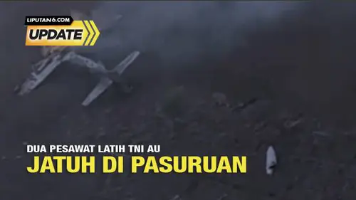 Kronologi Pesawat Super Tucano TNI AU Jatuh di Pasuruan