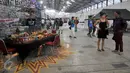 Salah satu karya seni di Pameran Jakarta Biennale, Gudang Sarinah, Jakarta, Sabtu (14/11/2015). Pameran ini diikuti seniman dari dalam dan luar negeri. Pameran berlangsung dari 15 November 2015 - 17 Januari 2016. (Liputan6.com/ Gempur M Surya)