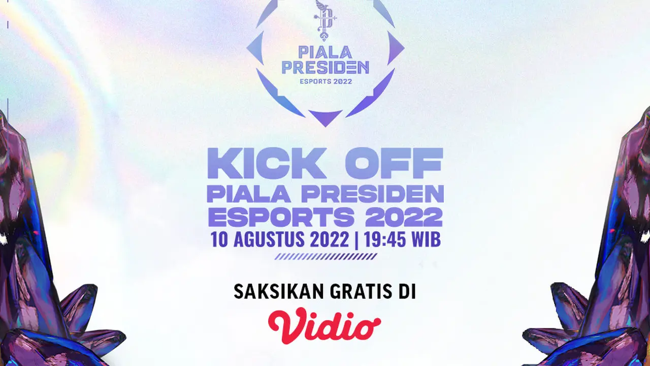 Saksikan Live Streaming Piala Presiden Esports 2022 di Vidio, Mulai 10 Agustus 2022