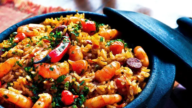 nasi goreng udang sosis