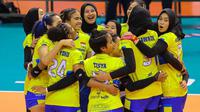 Timnas Voli Putri Indonesia saat berjuang pada ajang ASEAN Grand Prix 2022. (Istimewa)