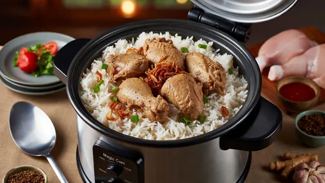 Nasi Ayam Magic Com