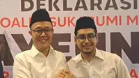 Ayep Zaki dan Bobby Maulana resmi direkomendasikan PDIP sebagai Bacalon Wali Kota dan Wakil Wali Kota Sukabumi (Liputan6.com/Istimewa).