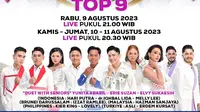 Dangdut Academy Asia 6 Top 9 tayang Rabu-Jumat (9-11/8/2023) malam di Indosiar
