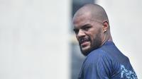 Striker Persib Bandung, David da Silva. (Bola.com/Erwin Snaz)