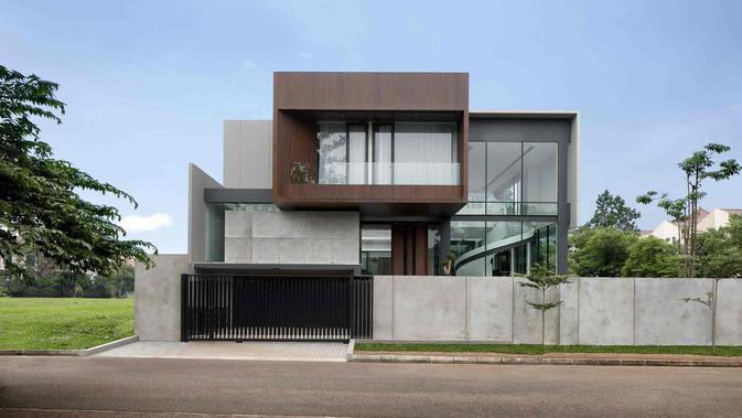 Tampak depan BP House karya Rakta Studio. (dok. Arsitag,com)