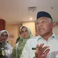 Wali Kota Depok, Mohammad Idris usai mengikuti kegiatan di Balai Kota Depok. (Liputan6.com/Dicky Agung Prihanto)