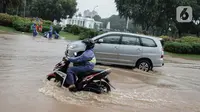 Penampakan Genangan di Jakarta Usai Diguyur Hujan Deras