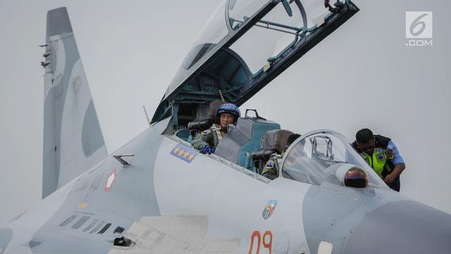 KSAU, KSAD, dan KSAL Joy Flight Naik Sukhoi SU-30