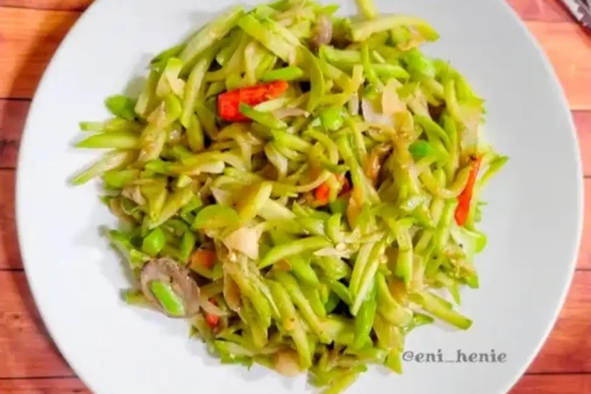 Resep labu siam tumis saus tiram. (dok. Cookpad @henie80)