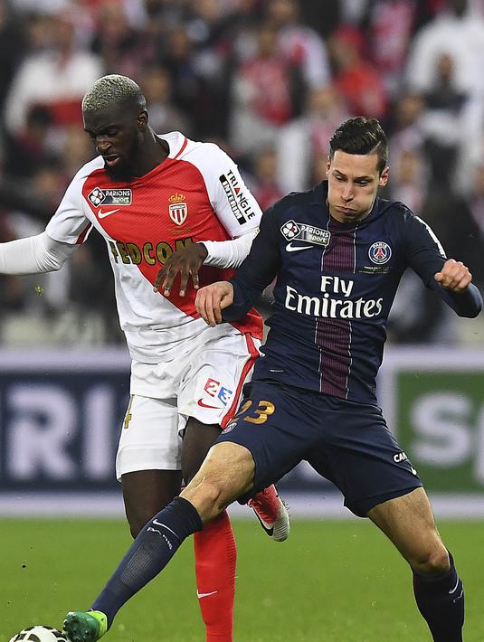 Tiemoue Bakayoko menjadi pemain ketiga yang direkrut Chelsea pada bursa transfer musim panas 2017. (AFP/Franck Fife)