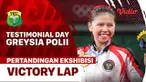 Berita video momen victory lap mengharukan dari Greysia Polii di Istora Senayan yang diiringi lagu "Berkibarlah Bendera Negeriku" yang dinyanyikan penyanyi kondang Indonesia, Raissa, Minggu (12/6/2022).