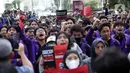 Indonesia Gelap menjadi simbol utama aksi mahasiswa. (Liputan6.com/Helmi Fithriansyah)