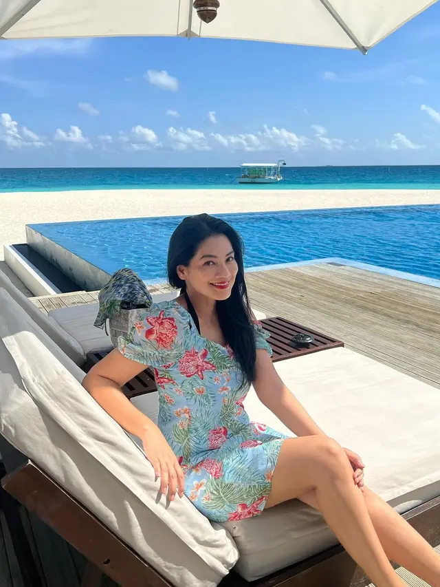Titi Kamal liburan ke Maldives (Instagram/titi_kamall)