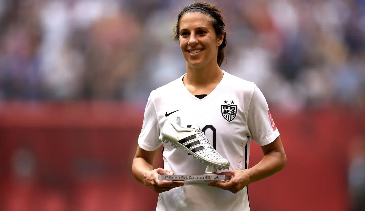 Carli Lloyd sukses membawa AS juara Piala Dunia Wanita 2015. (Getty Images/AFP/Dennis Grombkowski)