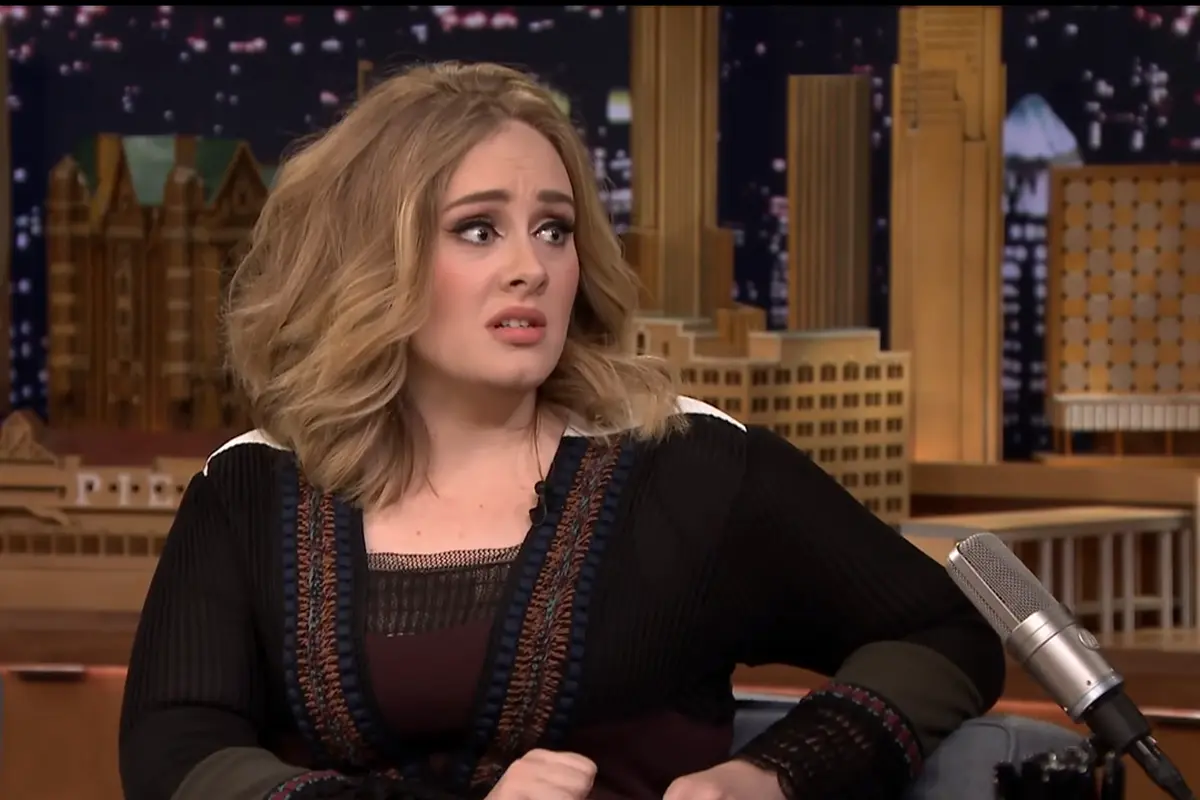 Adele dalam The Tonight Show Starring Jimmy Fallon.