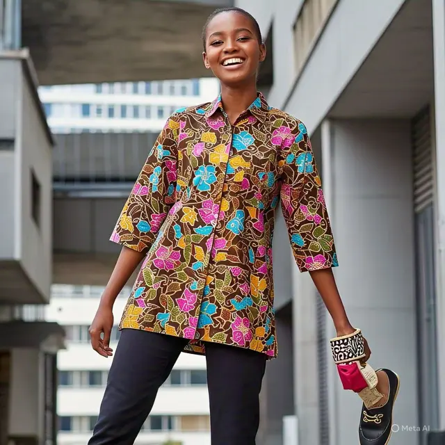 Model Batik Wanita Modern Tunik