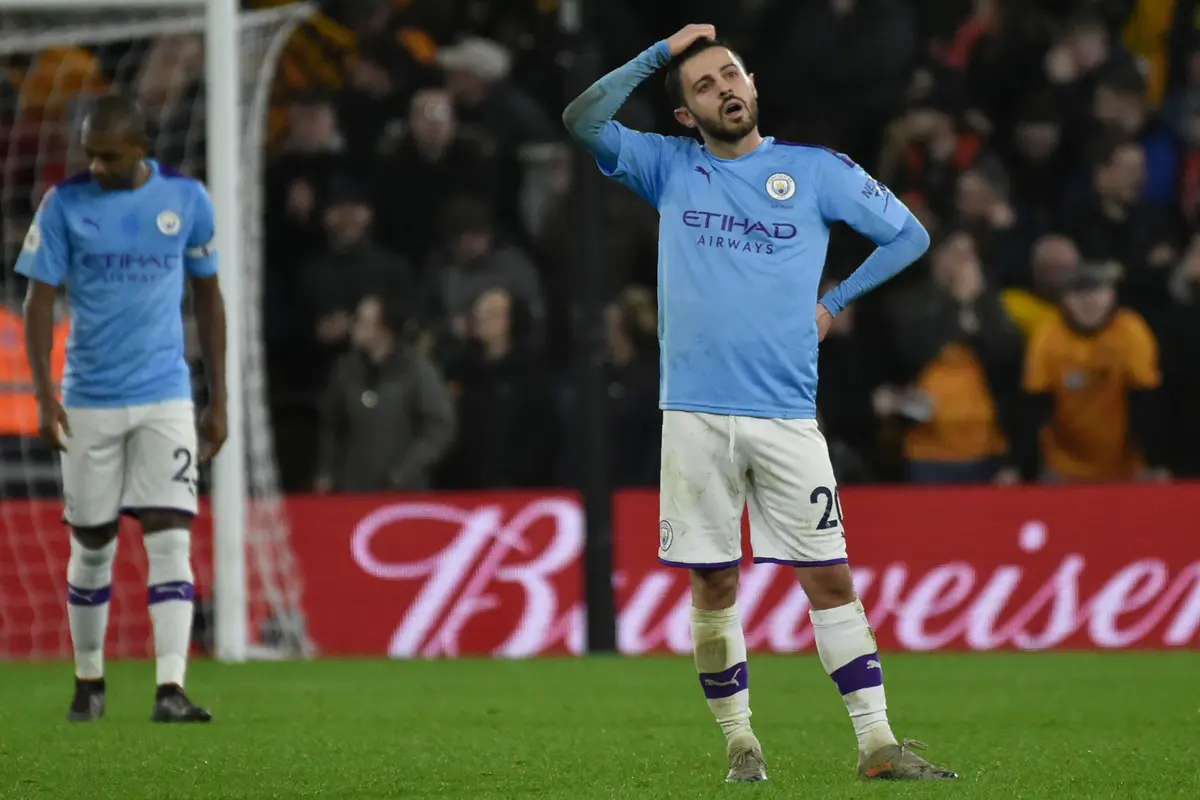 Ekspresi Pemain Manchester City Saat Takluk dari Wolverhampton