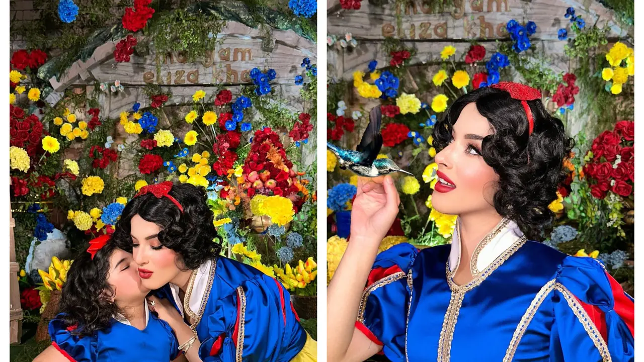 Potret Tasya Farasya Pemotretan Bareng Anak, Jadi Snow White