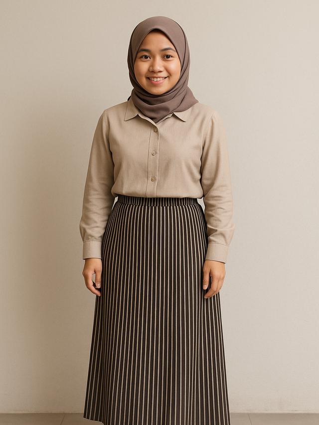 10 Tips Pilih Model Rok Plisket 2025 yang Cocok untuk Hijaber Pendek ...