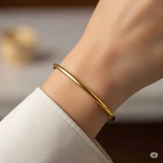 Model Gelang Emas 24 Karat 2 Gram. Foto: Gemini