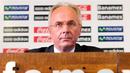 Mexican national football team coach, Swedish Sven-G&ouml;ran Eriksson listens to a question during a press conference in Mexico City on July 10, 2008. AFP PHOTO/Luis Acosta