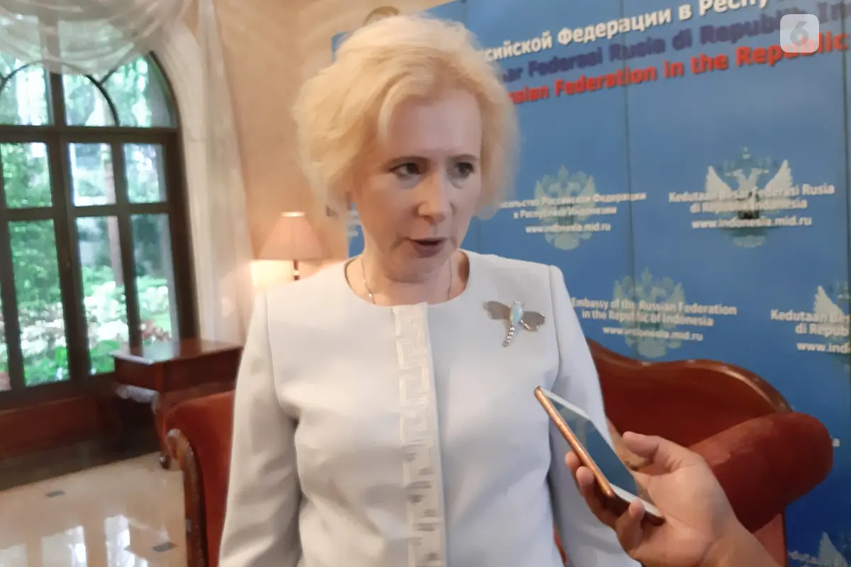 Duta Besar Rusia untuk Indonesia, Lyudmila Vorobieva. Dok: Tommy Kurnia/Liputan6.com