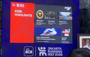Jakarta Running Festival 2026 Hadirkan Blue Line untuk Bantu Peserta Kejar Best Time