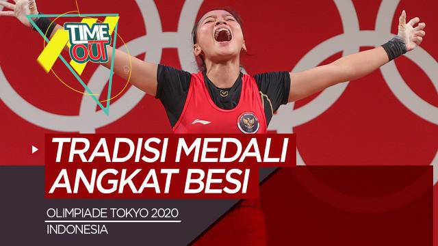 Berita video Time Out tentang laju tim Bulutangkis Indoensia dan raihan medali dari angkat besi pada Olimpiade Tokyo 2020.