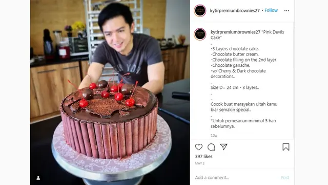 Pink Devils Cake
