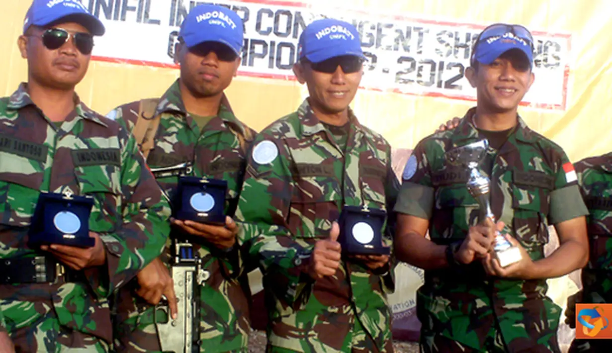 Citizen6, Lebanon Selatan: Penyerahan medali pemenang diserahkan langsung oleh Komandan Sektor Timur UNIFIL Brigjen Julio Herrero Isla (Spanyol), kepada para atlet pemenang termasuk atlet dari Indonesia. (Pengirim: Badarudin Bakri)