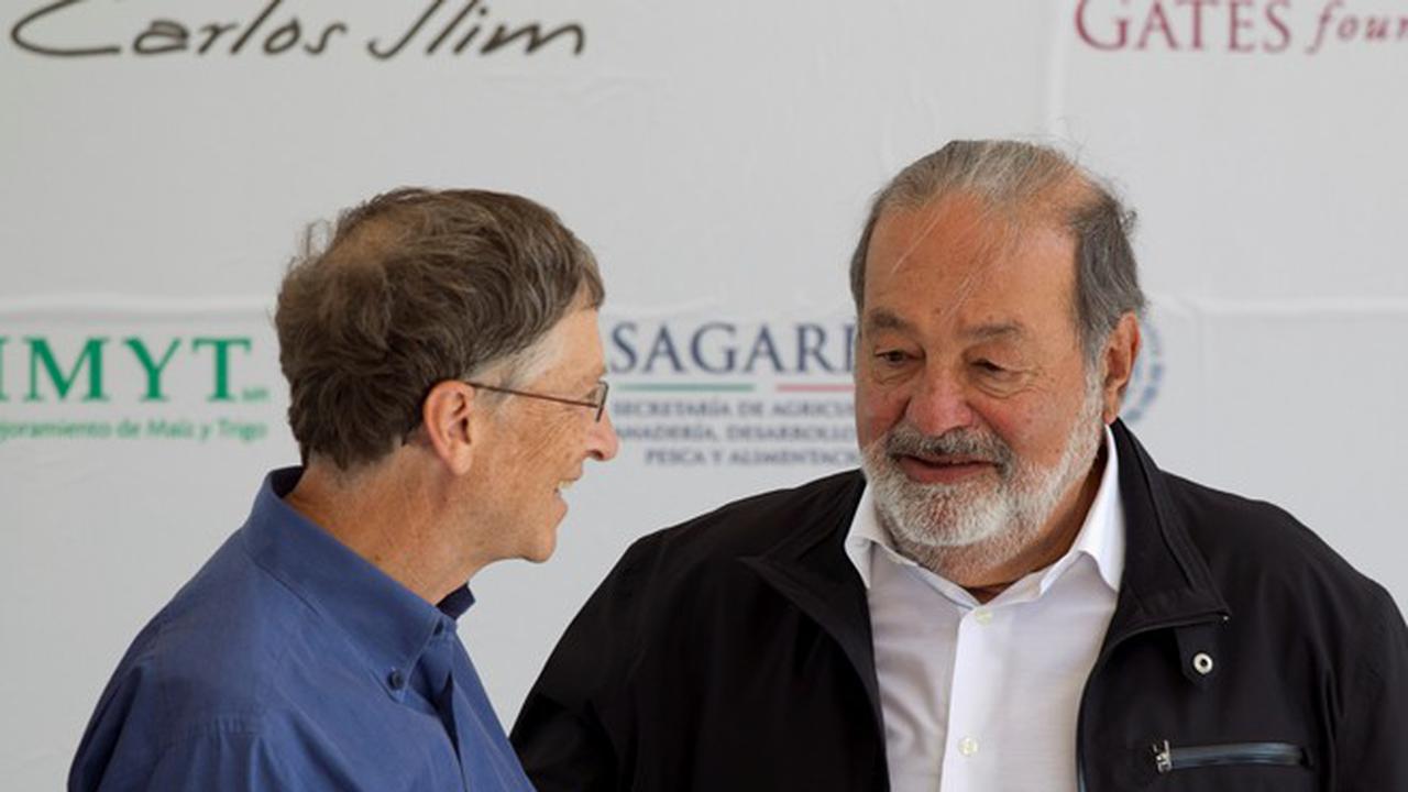 Bill Gates dan Carlos Slim