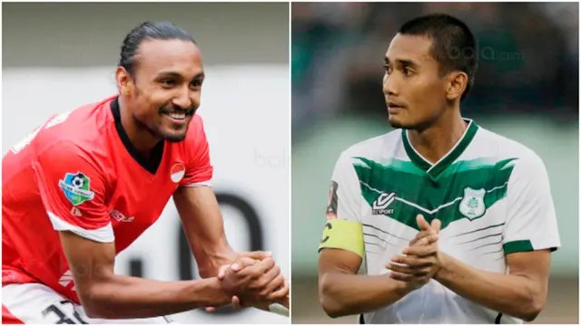 Duel Gelandang Persija Jakarta Vs PSMS Medan