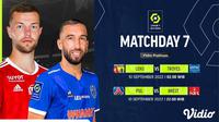 Jadwal dan Live Streaming Ligue 1 2022/2023 Matchday 7 di Vidio, Sabtu 10 September 2022. (Sumber : dok. vidio.com)