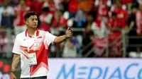 Pelatih Singapura Aide Iskandar Mengundurkan Diri Usai Dikalahkan Indonesia 0-1 (Liputan6.com / Helmi Fithriansyah)