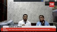 Amsal Sitepu Saat Rapat dengan Komisi III DPR RI (Tangkapan Layar siaran YouTube TV Parlemen)