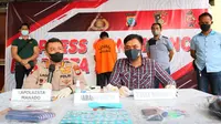 Polisi Ungkap Kasus Peredaran Narkoba Terbesar di Manado Sepanjang 2021