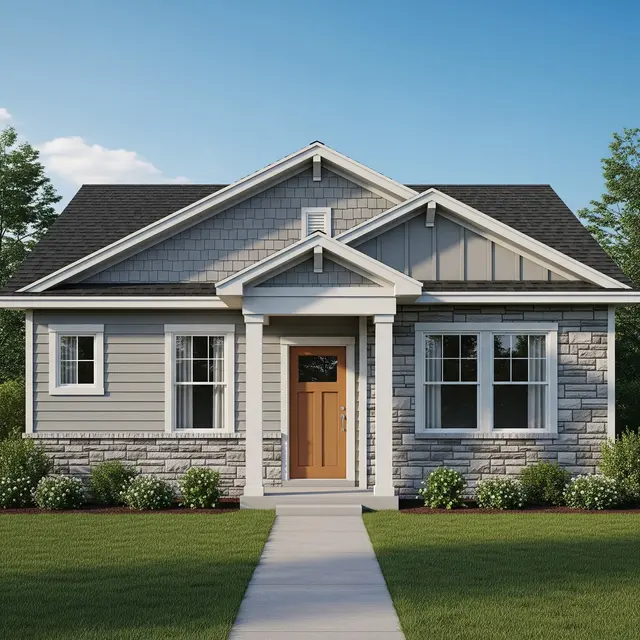 Model Rumah 1 Lantai Tipe 45 Tapi Tetap Nyaman untuk 5 Orang/Gemini AI