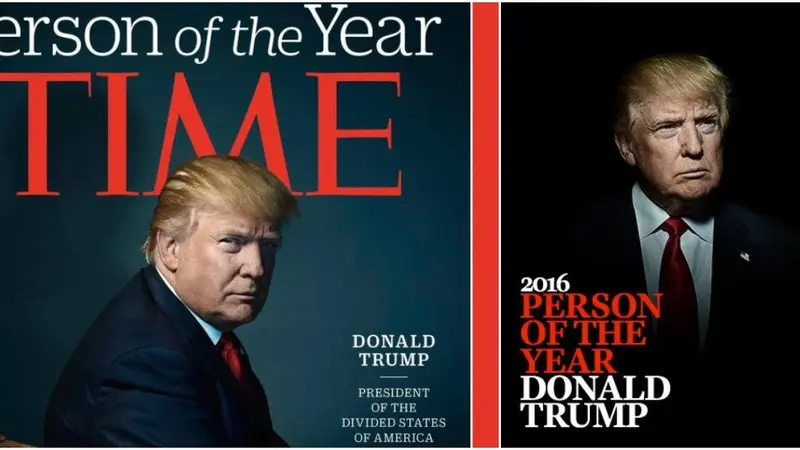 Donald Trump sebagai Person of the Year untuk tahun 2016 versi Majalah Time