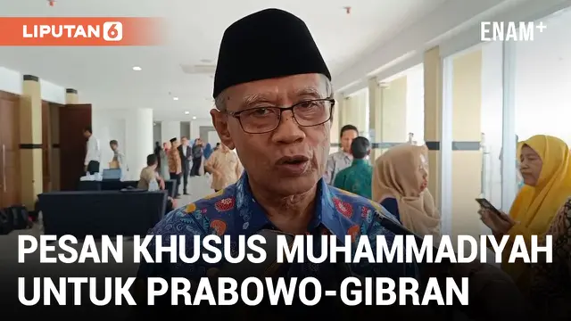 Ucapkan Selamat, Muhammadiyah Sampaikan Pesan Khusus kepada Prabowo-Gibran