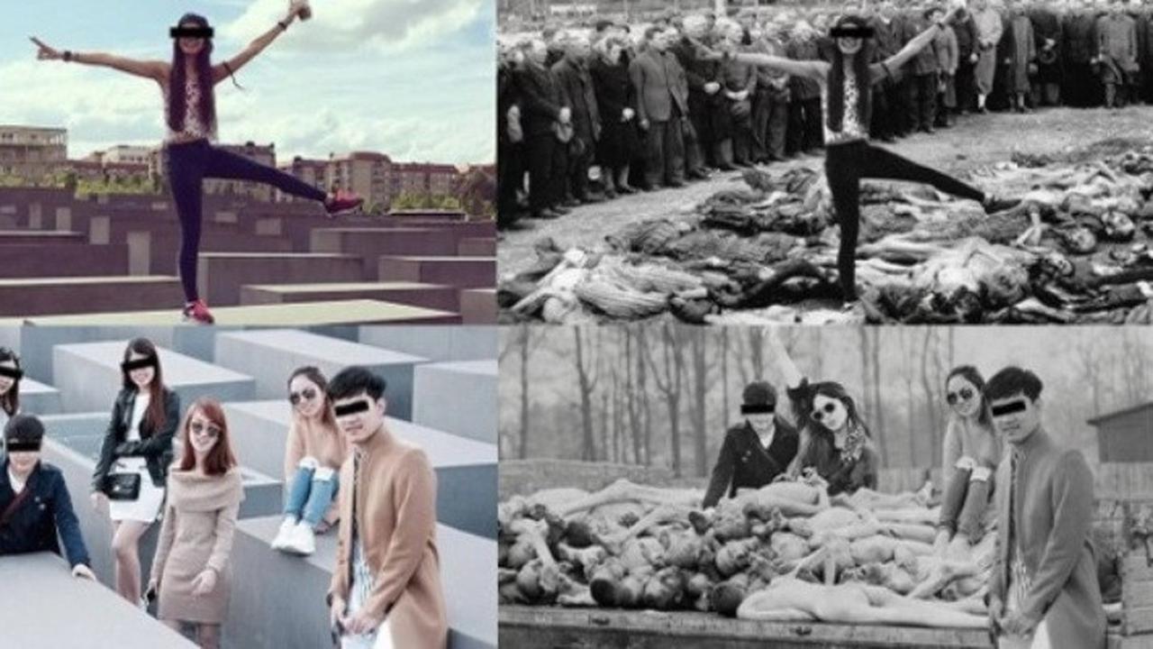 Editan photo wisatawan di Monumen Holocaust (credit: petapixel.com)