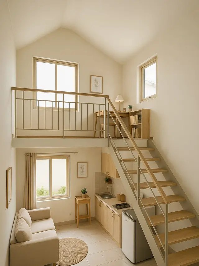 Inspirasi Rumah Subsidi dengan Mezzanine