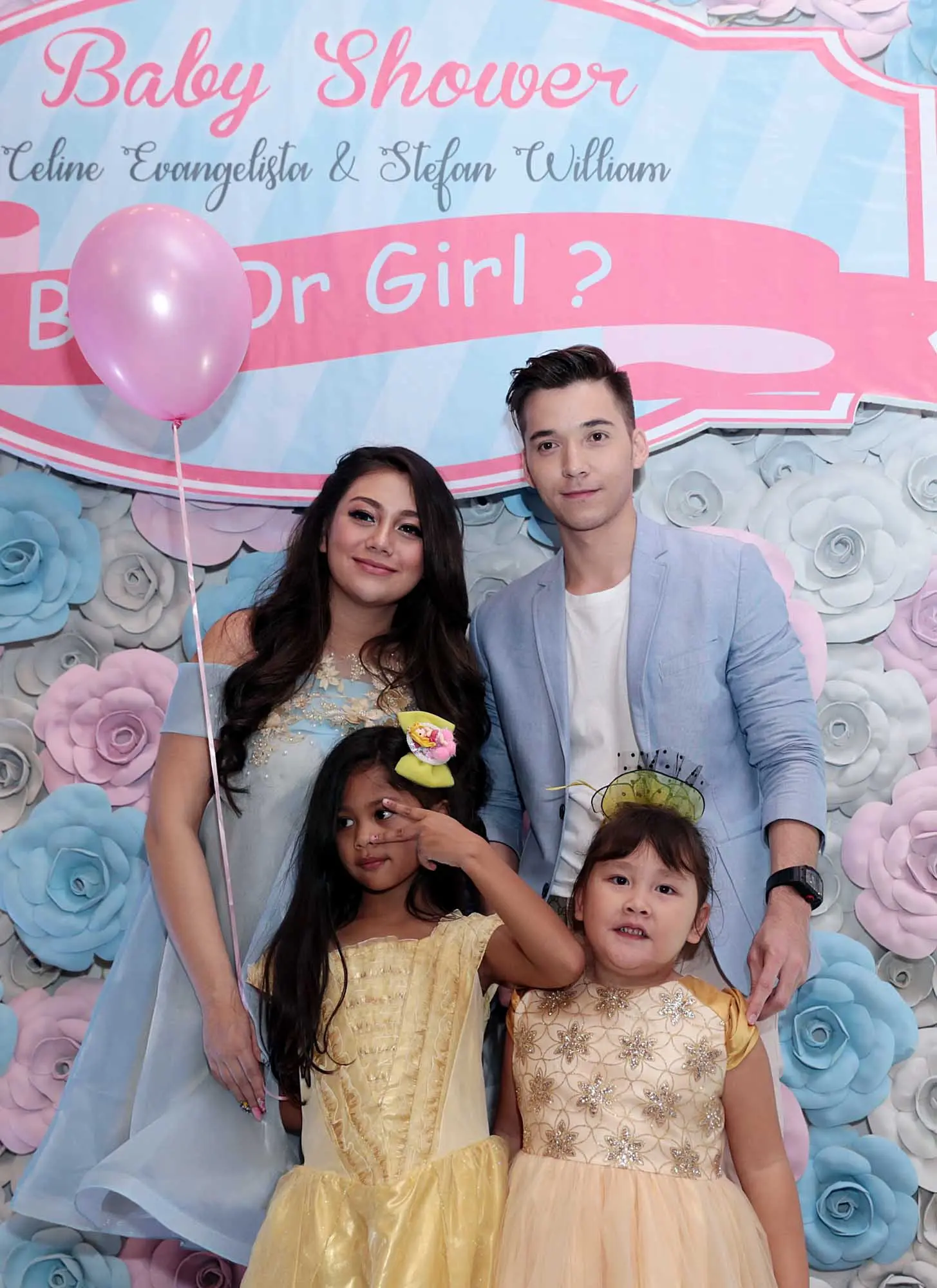 Celine Evangalista  gelar baby Shower | foto: Deky Prayoga