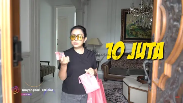 6 Potret Mayangsari Belanja di Pasar Tradisional, Habiskan Rp 10 Juta