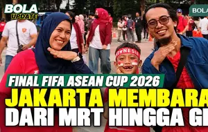 Jakarta Membara Jelang Final FIFA ASEAN Cup 2026, Suporter Berdatangan dari MRT hingga GBK