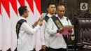 Gladi bersih ini dihadiri seluruh pimpinan MPR. (Liputan6.com/Herman Zakharia)