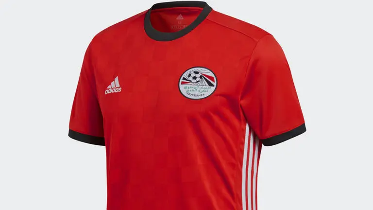Jersey Mesir di Piala Dunia 2018.