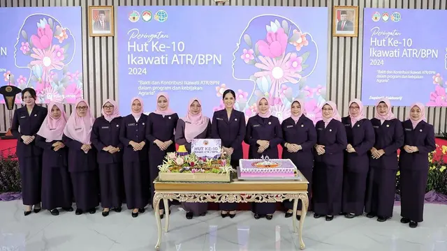 Potret Annisa Pohan hadiri HUT ke-10 Ikawati ATR/BPN (Sumber: Instagram/@annisayudhoyono)