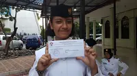 Gloria Natapradja Hamel, 16, mendapat tugas pertama sebagai Duta Kemenpora. 