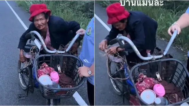 Wanita Ini Tolong Nenek yang Pakai Sepeda Tua Pulang ke Rumah, Ternyata Bos Perusahaan